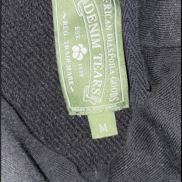 Denim Tears Men's Black Crewneck Sweater